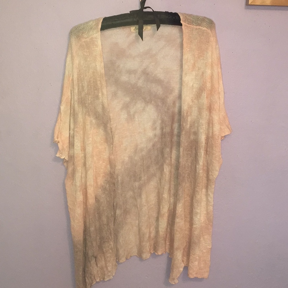Smoky tie dye cardigan